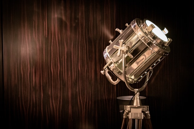 vintage theatre spotlight